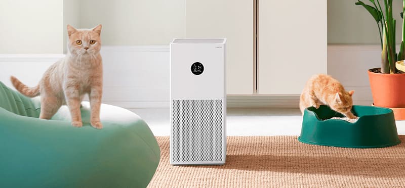Очиститель воздуха Xiaomi Smart Air Purifier 4 Lite устраняет запахи в доме